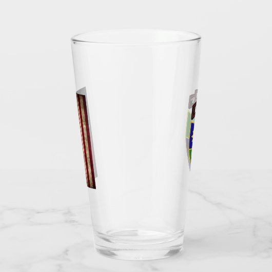 Verre 1er Bataillon - 75e Régiment de Rangers - Drapeau  (Droite)