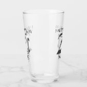 Verre 20e anniversaire d'argent métallique (Gauche)