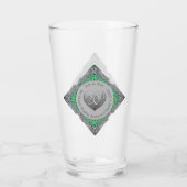 Verre 20e anniversaire du Mariage Emerald & Platinum (Dos)