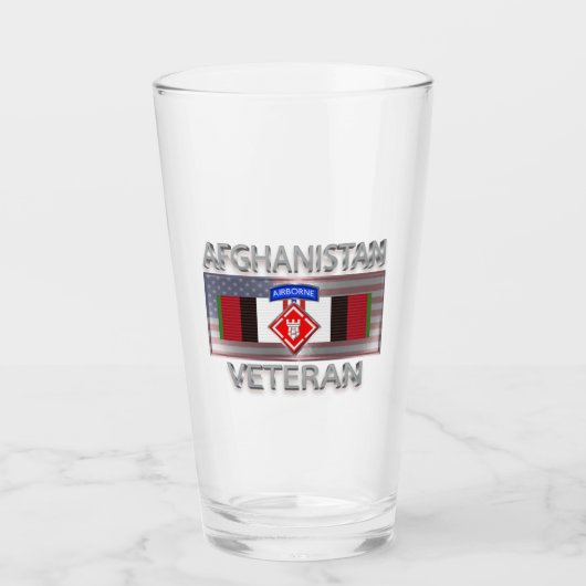 Verre 20e brigade du génie Afghanistan Vétéran (Devant)