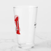 Verre 21 et juridique | Parties scintillant Red Faux 21e (Gauche)