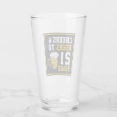Verre 21e anniversaire Cheers & Bières à 21 ans (Dos)