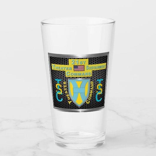 Verre 21e Commandement du développement durable du théât (Devant)