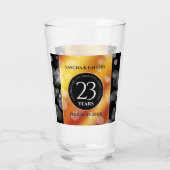 Verre 23e anniversaire de Mariage de Topaz impérial (Dos)