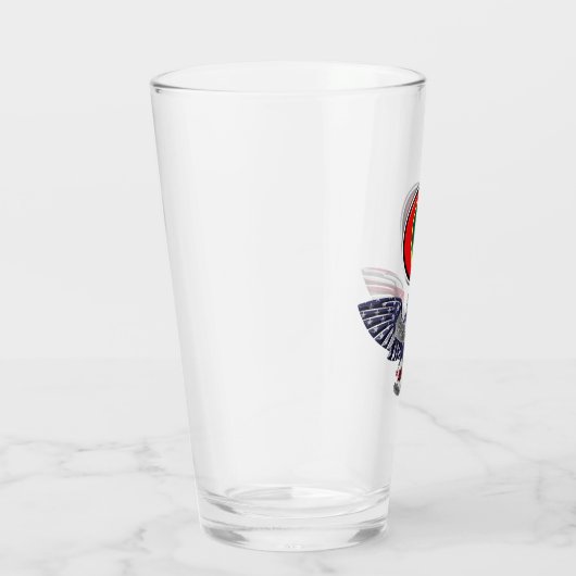 Verre 24e division d'infanterie Ancien combattant de l'a (Droite)