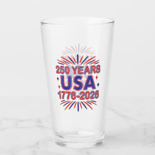 Verre 250 ans USA   Semiquinentenaire 1776-2026