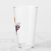 Verre 25e division d'infanterie Ancien combattant de l'a (Gauche)