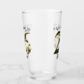 Verre 26e anniversaire d'or métallique (Gauche)