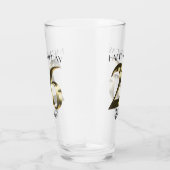 Verre 26e anniversaire d'or métallique (Droite)