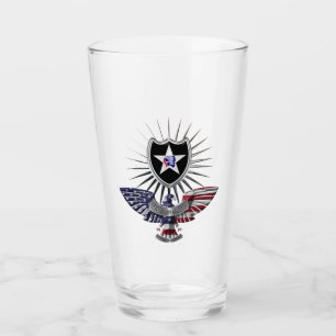 Verre 2e division d'infanterie Cool Eagle