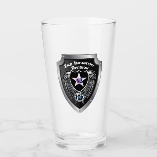 Verre 2e division d'infanterie "Indianhead Div Glass Cup (Devant)