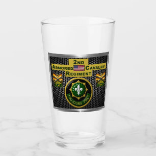 Verre 2e régiment de cavalerie blindée "toujours prêt
