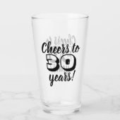 Verre 30e anniversaire Soeurs à 30 ans Bière / Boire (Dos)