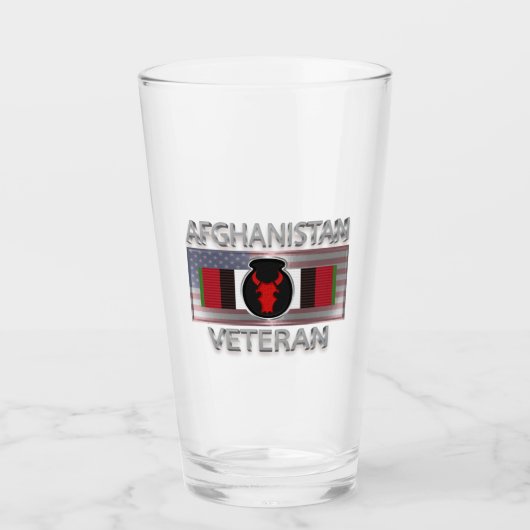 Verre 34e division d'infanterie Afghanistan Vétérinaire (Devant)