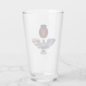 Verre 34e division d'infanterie Aigle (Dos)