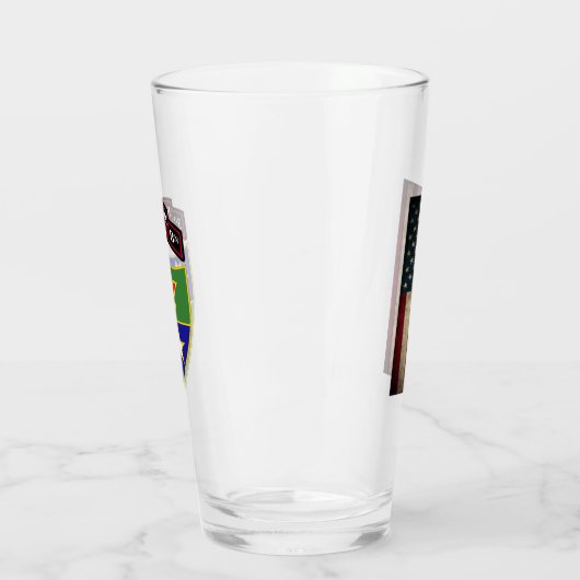 Verre 3e Bataillon - 75e Régiment de Rangers - Drapeau a (Gauche)