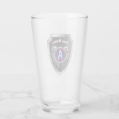 Verre 3e Coupe spéciale de design de bouclier de l'armée (Dos)