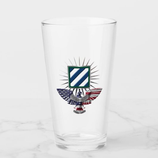 Verre 3e division d'infanterie Aigle Customisé (Devant)