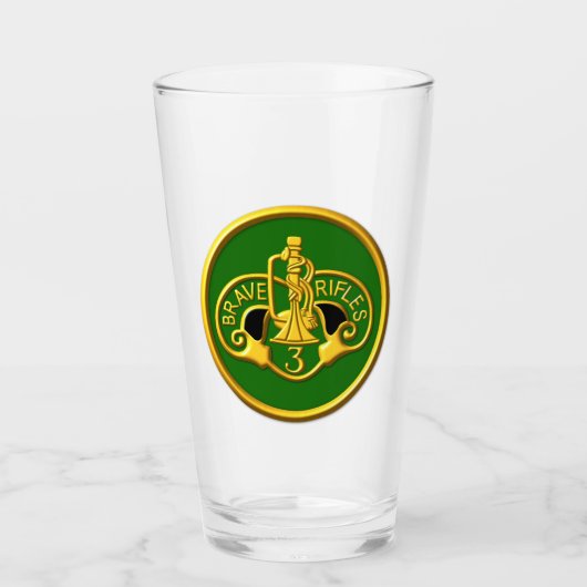 Verre 3e régiment de cavalerie blindée 3e RCB (Devant)
