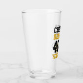 Verre 40e anniversaire Cheers & Bières à 40 ans (Droite)