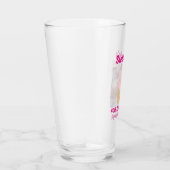 Verre 40e Anniversaire Favoriser Cute Rose Cupcake Beer  (Droite)