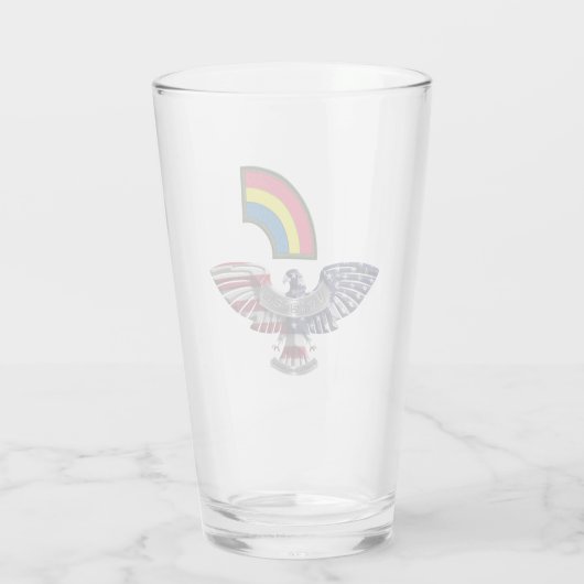 Verre 42e division d'infanterie Aigle "Never Forget" (Dos)