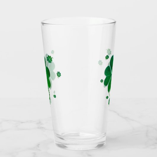Verre 4 Clover feuille St. Patrick's Day (Droite)