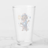 Verre 4 juillet Dachshund Beer (Dos)