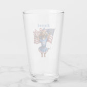 Verre 4 juillet Dachshund Beer (Dos)