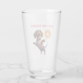 Verre 4 juillet Dachshund Beer (Dos)