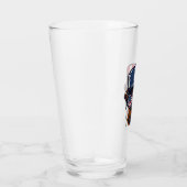 Verre 4 juillet de chien de boxe (Droite)