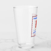 Verre 4 juillet Patriotique Popsicle Patriotique (Droite)