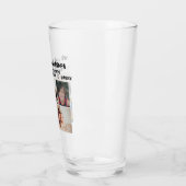 Verre 4 photo collage and personalized text photo gift (Gauche)