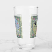 Verre 4e anniversaire du Mariage Floral (Gauche)