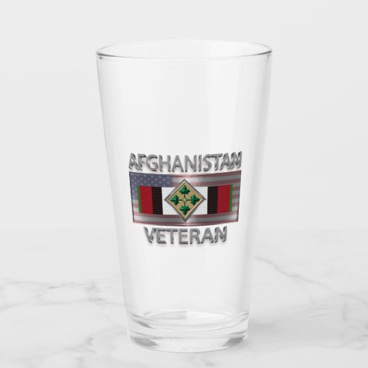 Verre 4e division d'infanterie Afghanistan Vétérinaire (Devant)