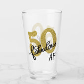 Verre 50 et fabuleux AF | Jouer Gold Black Anniversaire (Devant)