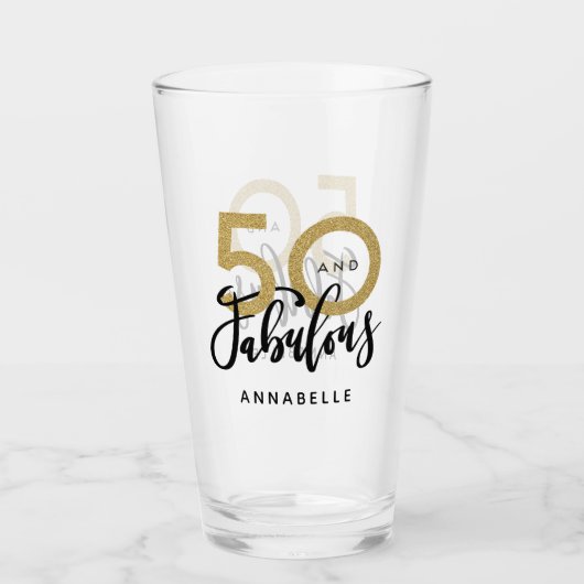 Verre 50 et fabuleux anniversaire (Devant)