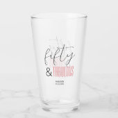 Verre 50 et fabuleux Custom 50e Anniversaire Script mode (Dos)