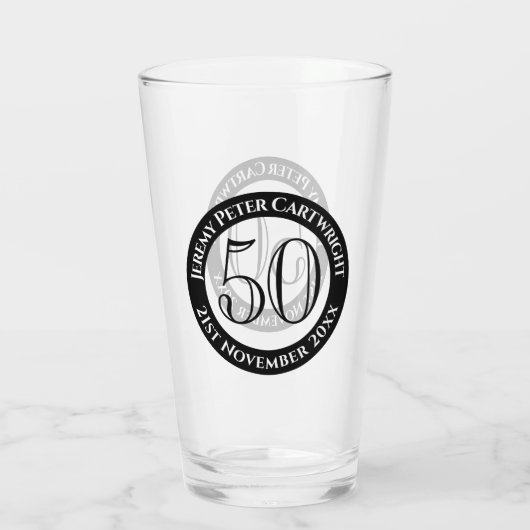Verre 50e anniversaire (Dos)