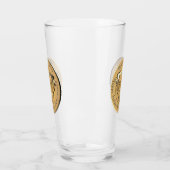 Verre 50e anniversaire du Mariage Emblème d'or (Gauche)