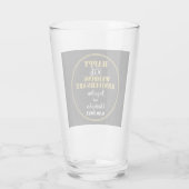 Verre 50e fête des Mariages d'or (Dos)