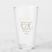 Verre 55e anniversaire du Mariage Emeraude (Dos)