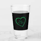 Verre 55e anniversaire Emerald Mariage cadeau personnali (Dos)