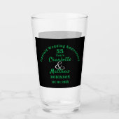 Verre 55e anniversaire Emerald Mariage cadeau personnali (Devant)