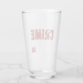 Verre 60 Ans Amusant 60e Anniversaire Distressé (Dos)