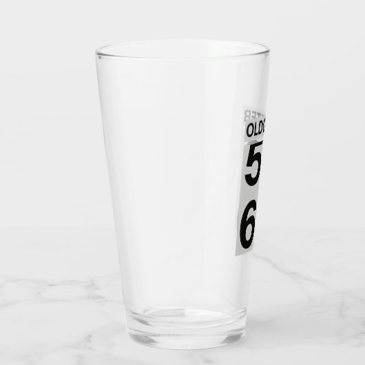 Verre 60e ANNIVERSAIRE (Droite)