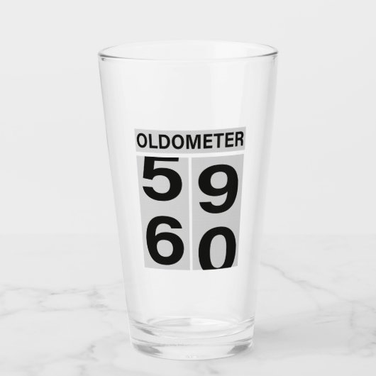 Verre 60e ANNIVERSAIRE (Devant)