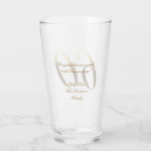 Verre 60e anniversaire du Mariage Diamond (Dos)