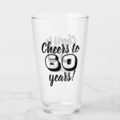 Verre 60e anniversaire Soeurs à 60 ans Bière / Boire (Dos)