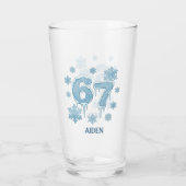 Verre 67 Funny 6 7 Six Seven Personalized Christmas (Dos)